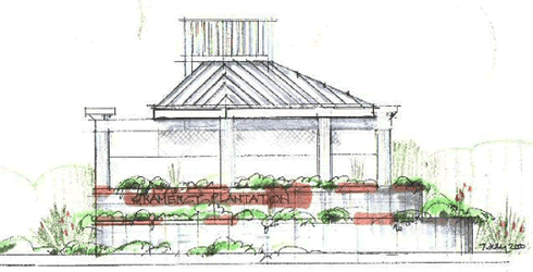 Artist Rendering - Entrance Monument